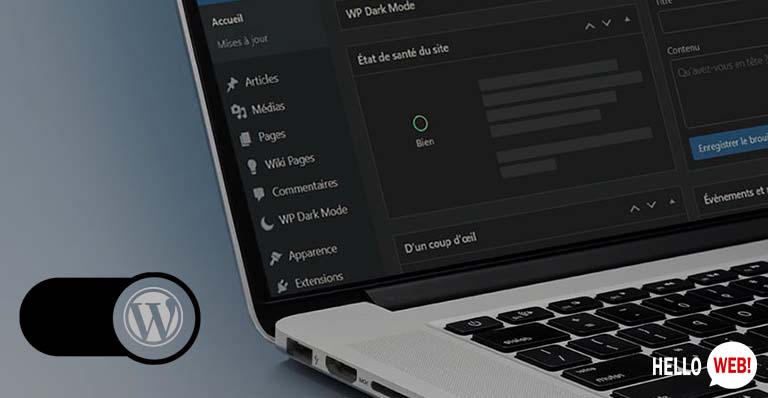 Mode Sombre à WordPress