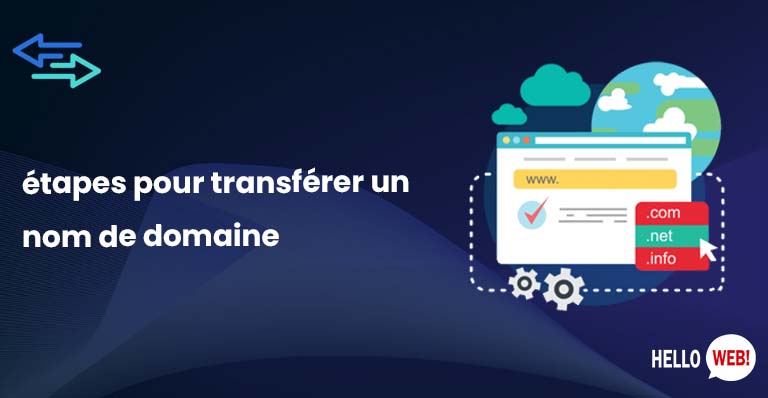 étapes pour transférer un nom de domaine